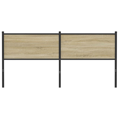 Testiera Sonoma 160 cm in Legno Multistrato e Acciaio