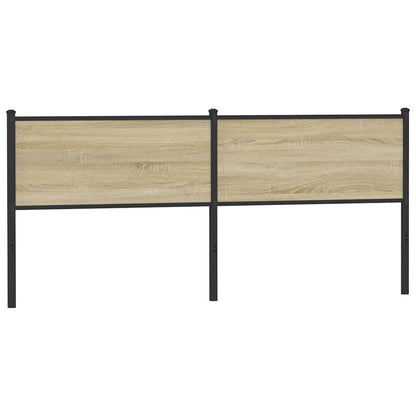 Testiera Sonoma 190 cm in Legno Multistrato e Acciaio