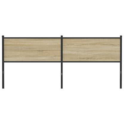 Testiera Sonoma 190 cm in Legno Multistrato e Acciaio