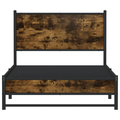 Giroletto senza Materaso in Metallo Rovere Fumo 107x203 cm