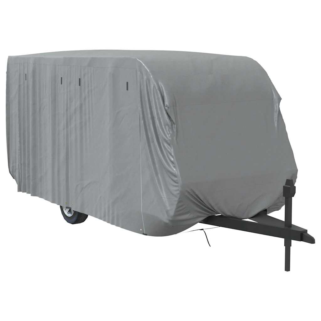 Telo per Roulotte Grigio 550x250x220 cm in Tessuto Non Tessuto
