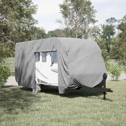 Telo per Roulotte Grigio 610x250x220 cm in Tessuto Non Tessuto