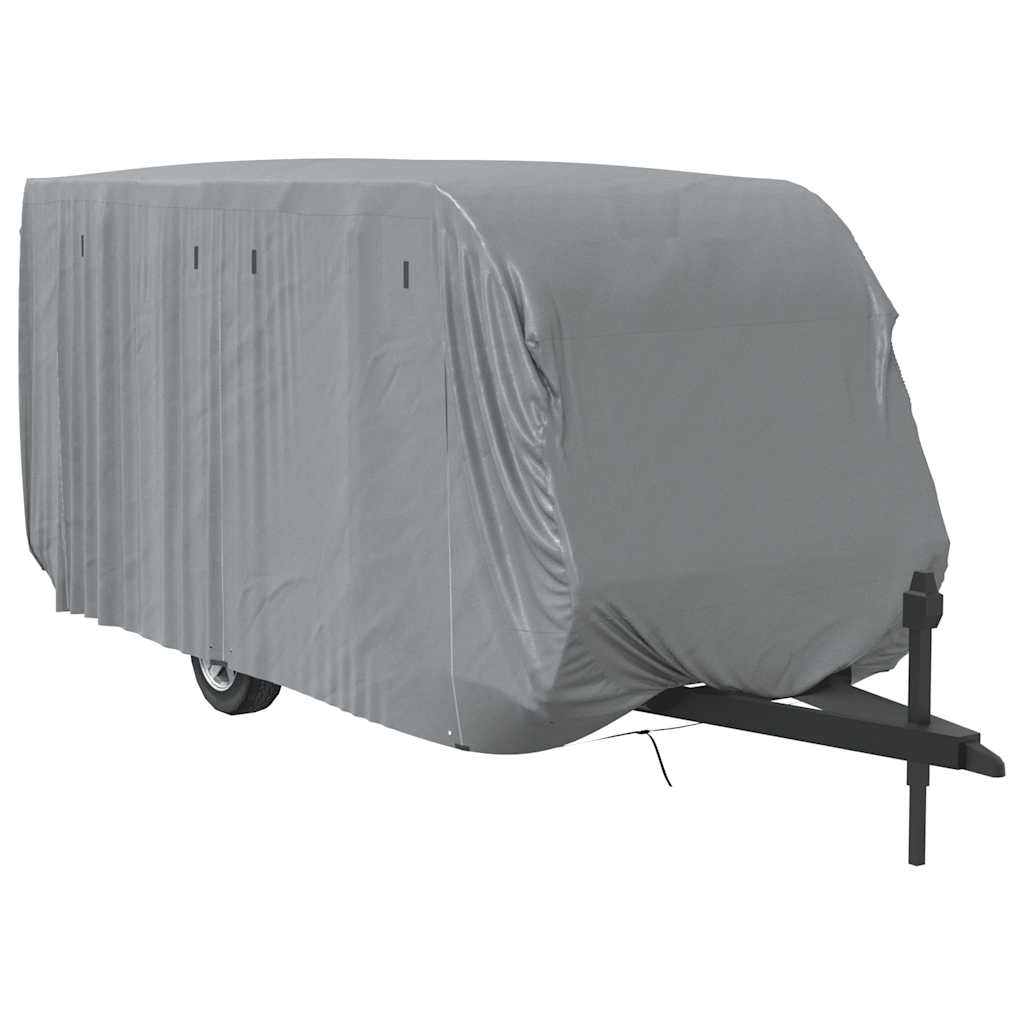 Telo per Roulotte Grigio 610x250x220 cm in Tessuto Non Tessuto