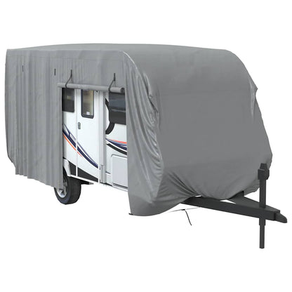 Telo per Roulotte Grigio 670x250x220 cm in Tessuto Non Tessuto