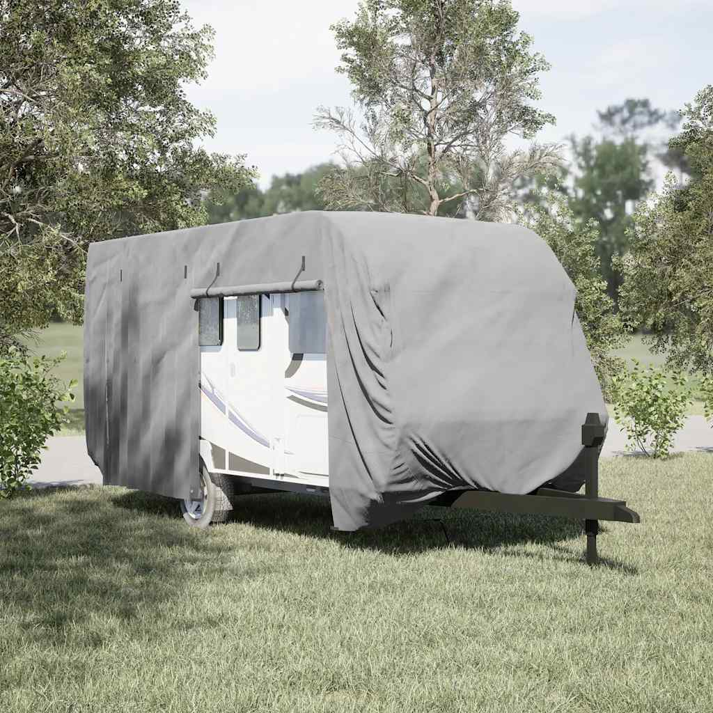 Telo per Roulotte Grigio 670x250x220 cm in Tessuto Non Tessuto
