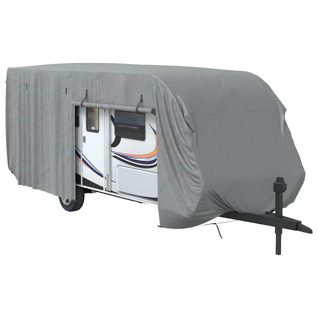 Telo per Roulotte Grigio 732x250x220 cm in Tessuto Non Tessuto
