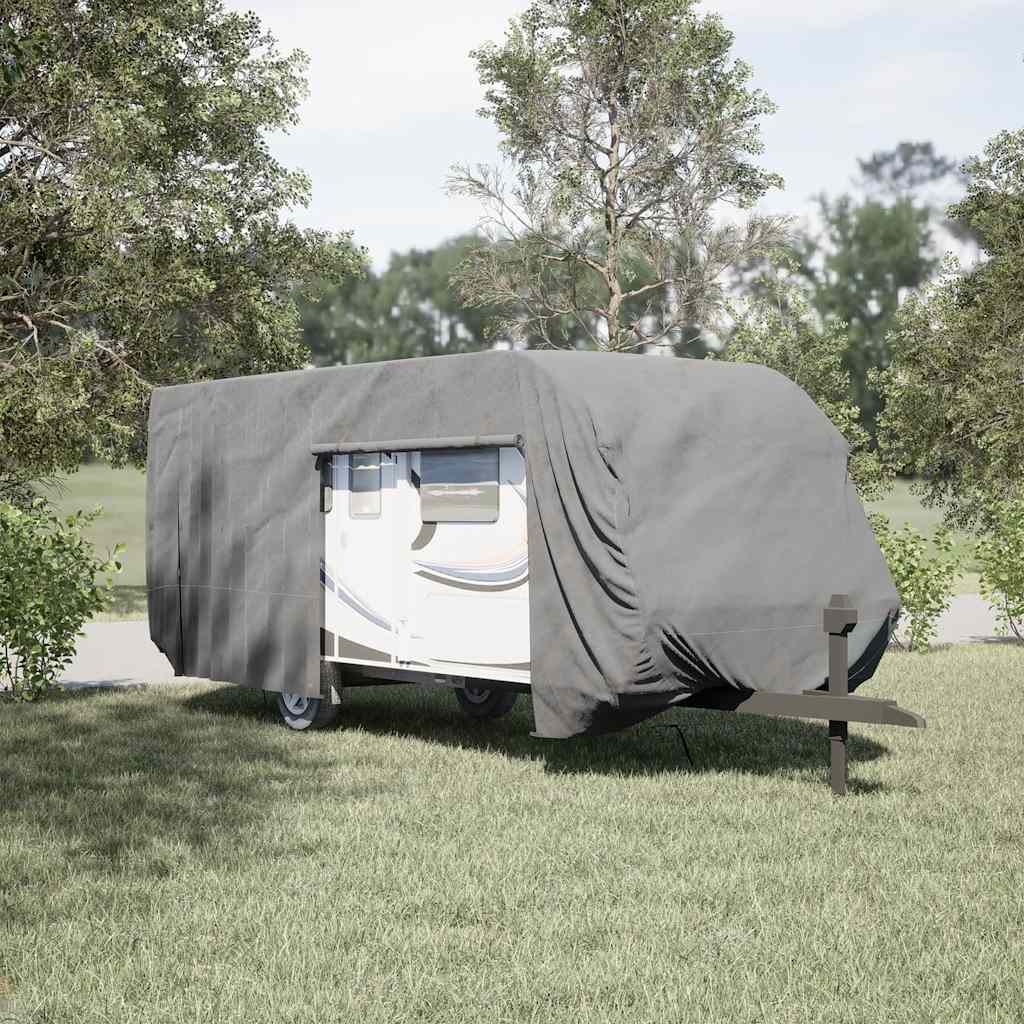 Telo per Roulotte Grigio 732x250x220 cm in Tessuto Non Tessuto