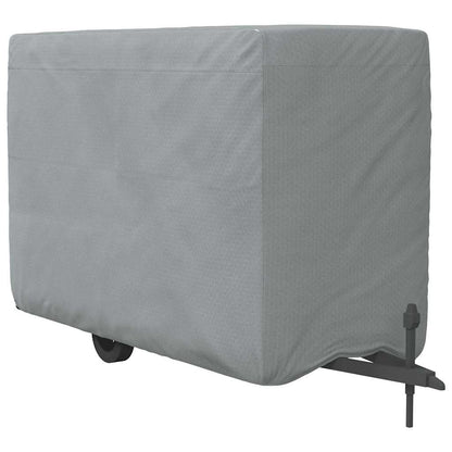 Copertura Rimorchio Cavalli Grigia 376x168x240 cm non Tessuto