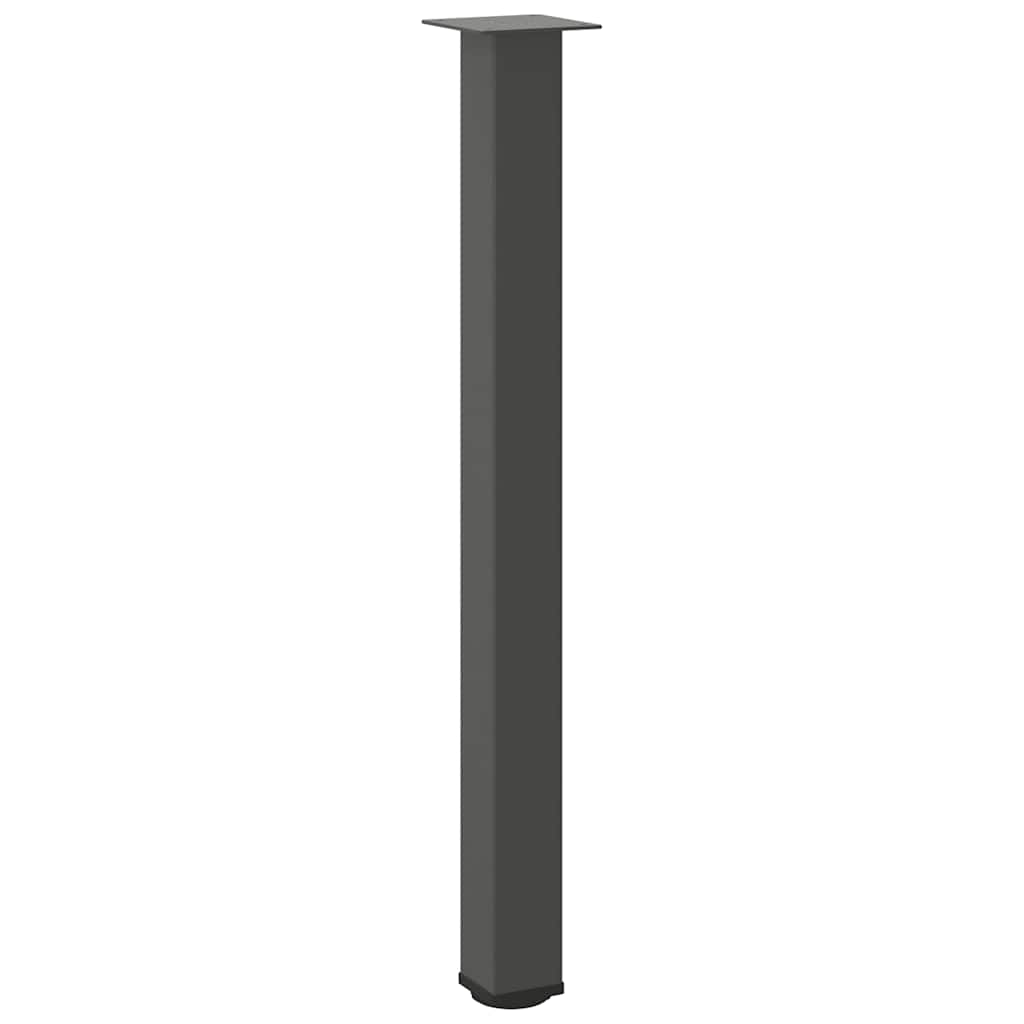 Gambe per tavolo da bar 4 pz Antracite 100-102 cm Acciaio