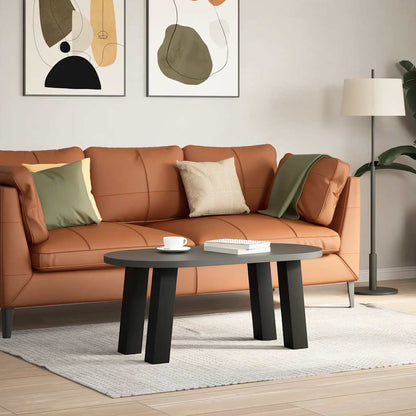 Gambe per Tavolino da CaffÃ¨ 4 pz Nere 42 cm Acciaio