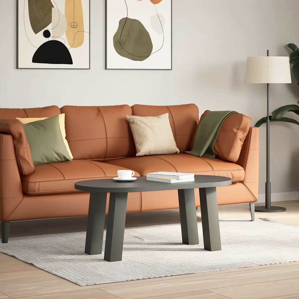 Gambe per tavolino 4 pz Antracite 42 cm Acciaio