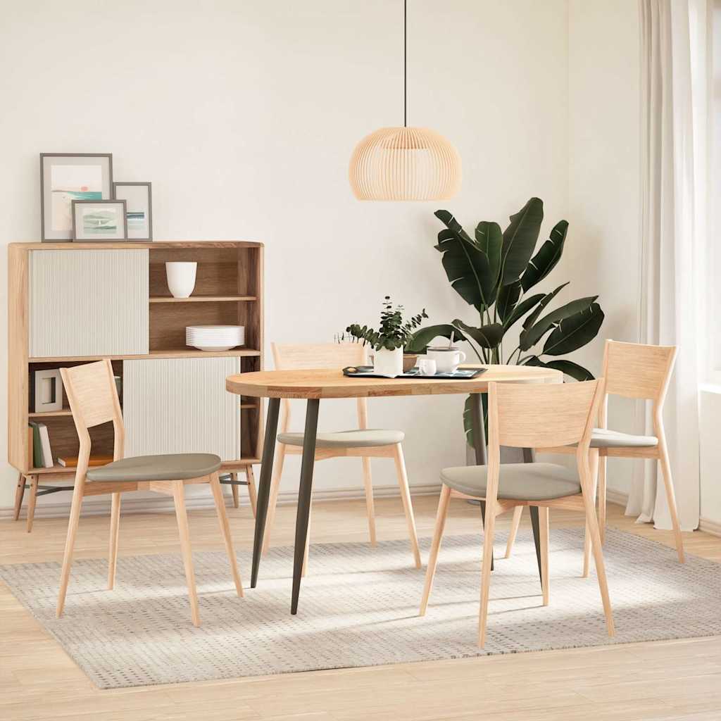 Gambe per Tavolo Consolle Forma Conica 4 pz Acciaio Naturale 72-73 cm Acciaio