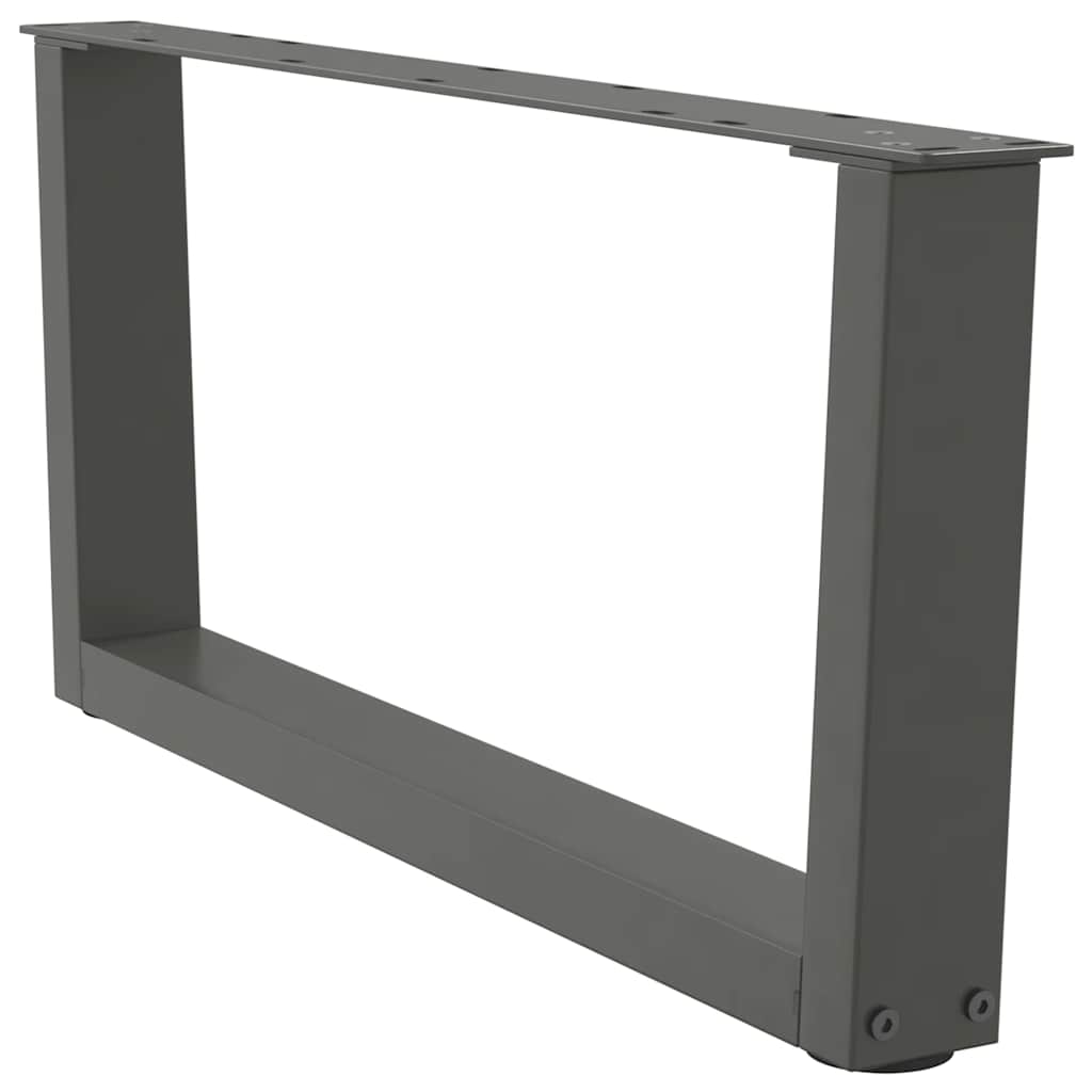 Gambe per Tavolino da CaffÃ¨ a Forma di V 2 pz Antracite 70x(30-31,3) cm Acciaio