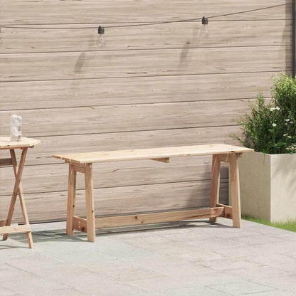 Panchina da esterno Naturale 119 x 47 x 35 cm