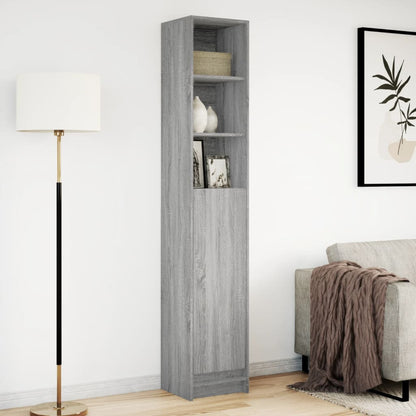 Credenza con LED Grigio Sonoma 36x32,5x200 cm Legno Multistrato