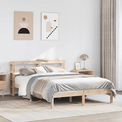 Letto senza Materasso 120x190 cm in Legno Massello di Pino