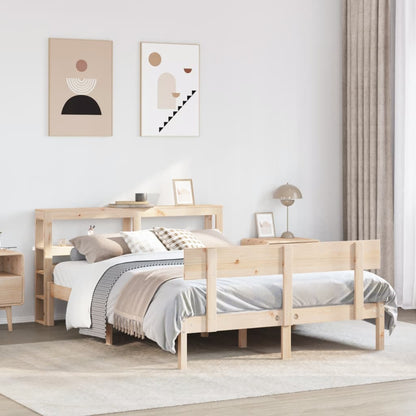 Letto senza Materasso 160x200 cm in Legno Massello di Pino