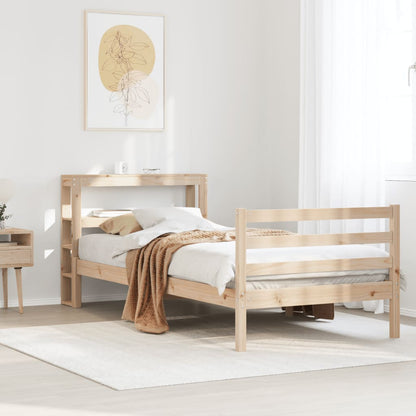 Letto senza Materasso 75x190 cm in Legno Massello Pino