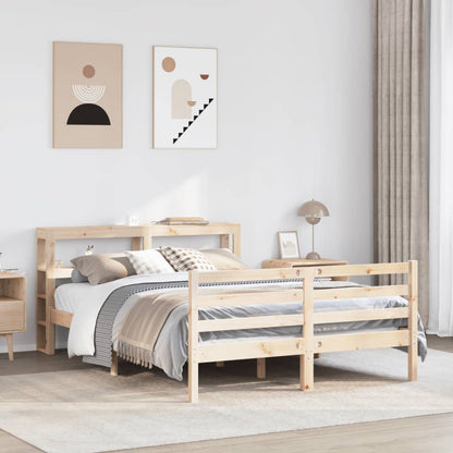 Letto senza Materasso 120x190 cm in Legno Massello di Pino