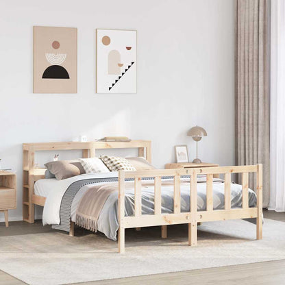 Letto senza Materasso 160x200 cm in Legno Massello di Pino