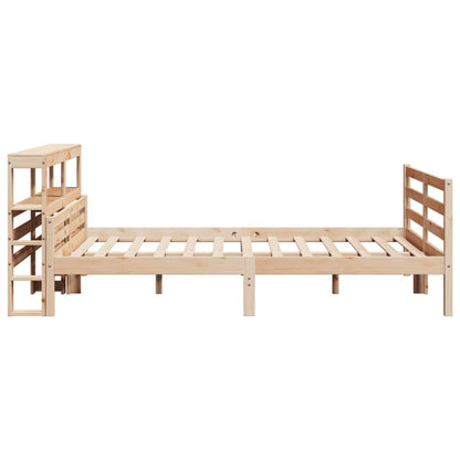 Giroletto con Testiera 150x200 cm in Legno Massello di Pino