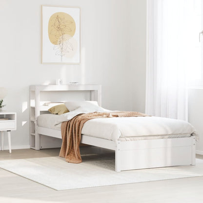 Giroletto con Testiera senza Materasso Bianco 90x190 cm