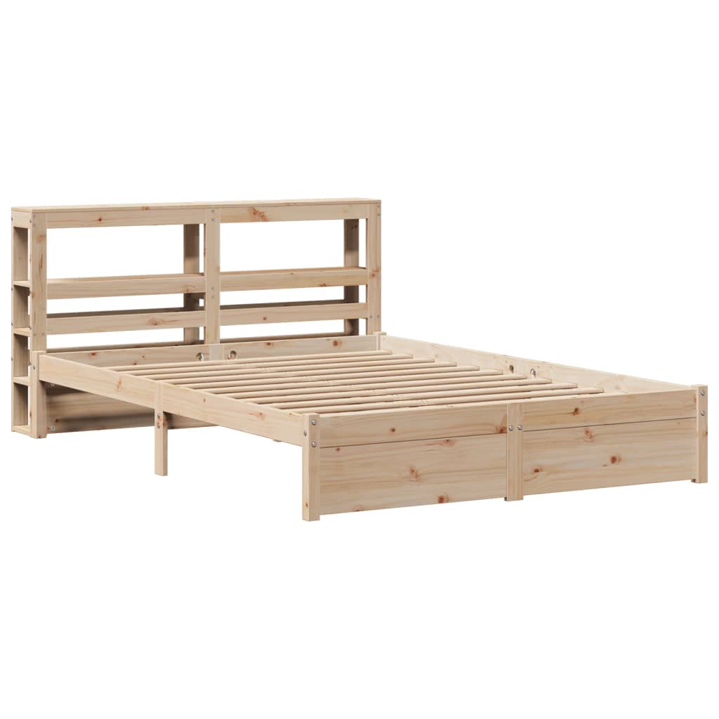 Giroletto con Testiera 140x190 cm in Legno Massello di Pino