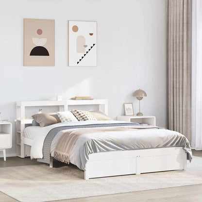 Giroletto con Testiera senza Materasso Bianco 120x200 cm