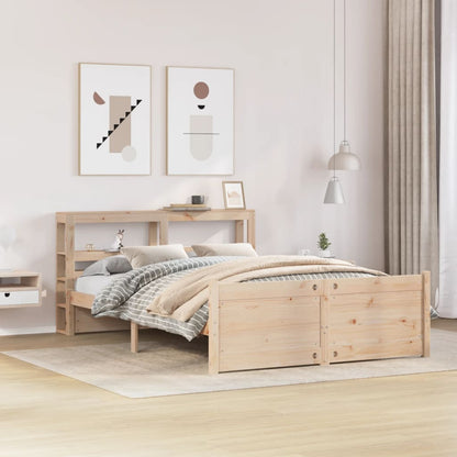 Giroletto con Testiera 120x190 cm in Legno Massello di Pino
