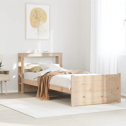 Giroletto con Testiera 100x200 cm Legno Massello di Pino