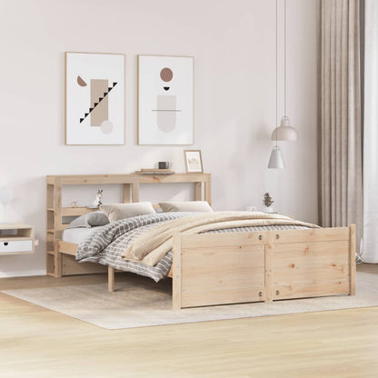 Giroletto con Testiera 160x200 cm in Legno Massello di Pino