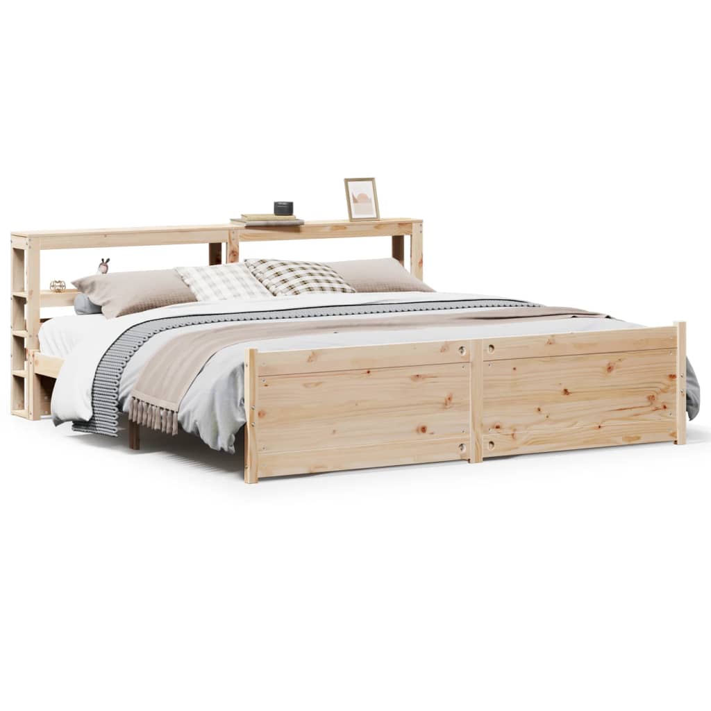Giroletto con Testiera 180x200 cm Massello Pino
