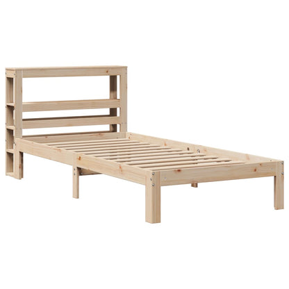 Giroletto con Testiera 75x190 cm in Legno Massello di Pino