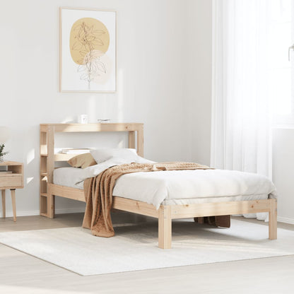Giroletto con Testiera 90x190 cm in Legno Massello di Pino