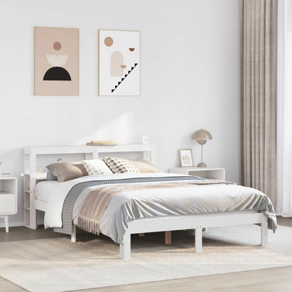 Giroletto con Testiera senza Materasso Bianco 140x190 cm