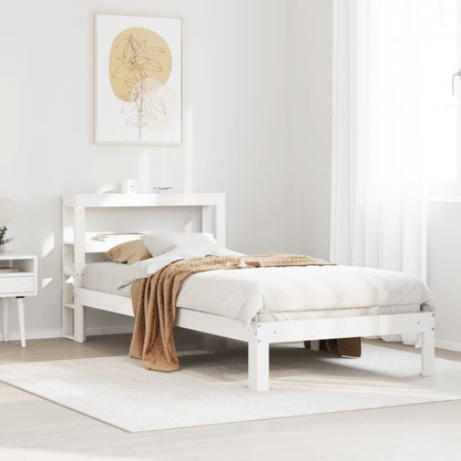 Giroletto con Testiera senza Materasso Bianco 90x200 cm