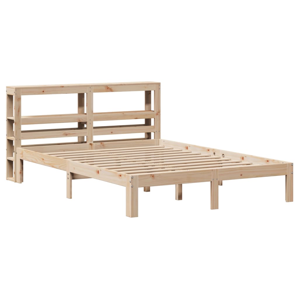 Giroletto con Testiera 120x200 cm in Legno Massello di Pino