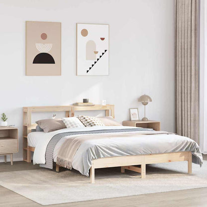 Letto senza Materasso 160x200 cm in Legno Massello di Pino