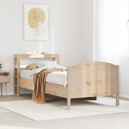 Giroletto senza Materasso 100x200 cm in Legno Massello di Pino