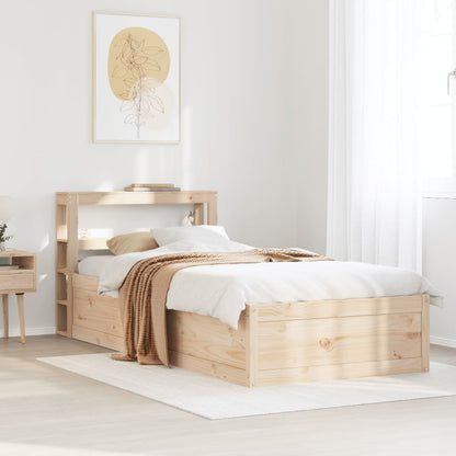 Giroletto con Testiera 100x200 cm Legno Massello di Pino