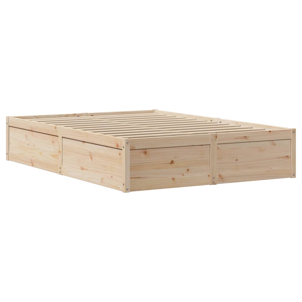 Giroletto con Testiera 120x190 cm in Legno Massello di Pino