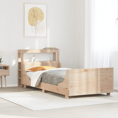 Letto senza Materasso 75x190 cm in Legno Massello Pino