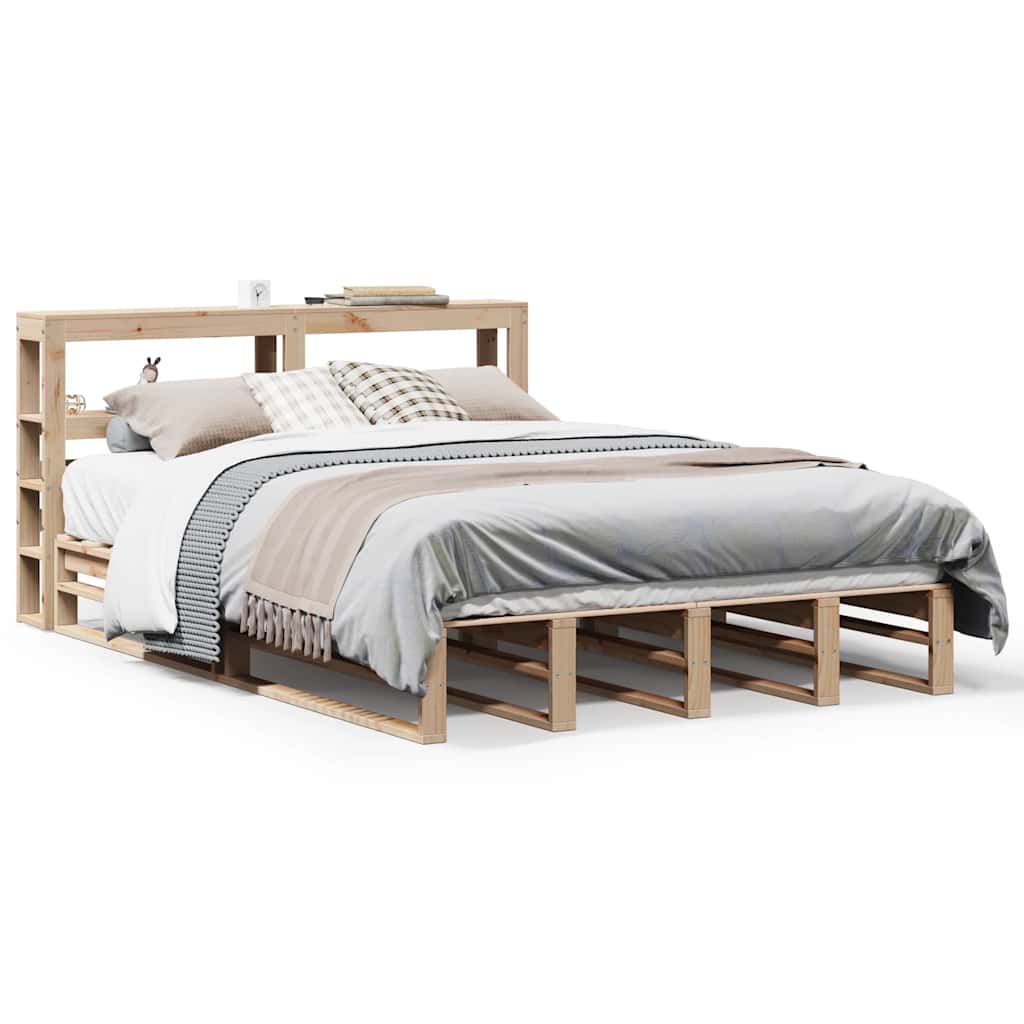 Giroletto con Testiera 120x190 cm in Legno Massello di Pino