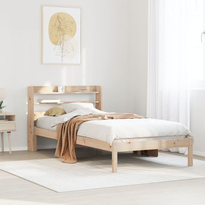 Letto senza Materasso 90x200 cm in Legno Massello di Pino