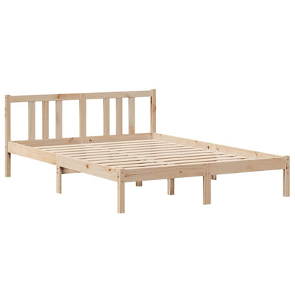 Giroletto con Testiera 120x200 cm in Legno Massello di Pino