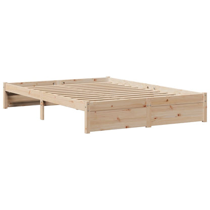 Giroletto con Testiera 120x200 cm in Legno Massello di Pino