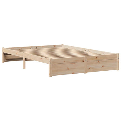 Giroletto con Testiera 150x200 cm in Legno Massello di Pino