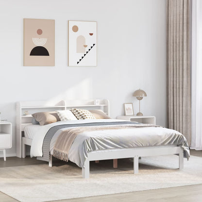Giroletto con Testiera senza Materasso Bianco 140x190 cm