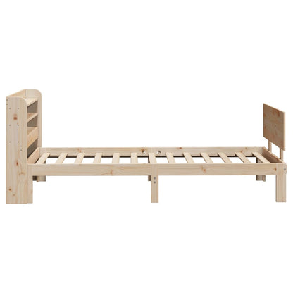 Giroletto con Testiera 100x200 cm Legno Massello di Pino