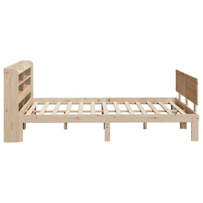 Giroletto con Testiera 160x200 cm in Legno Massello di Pino
